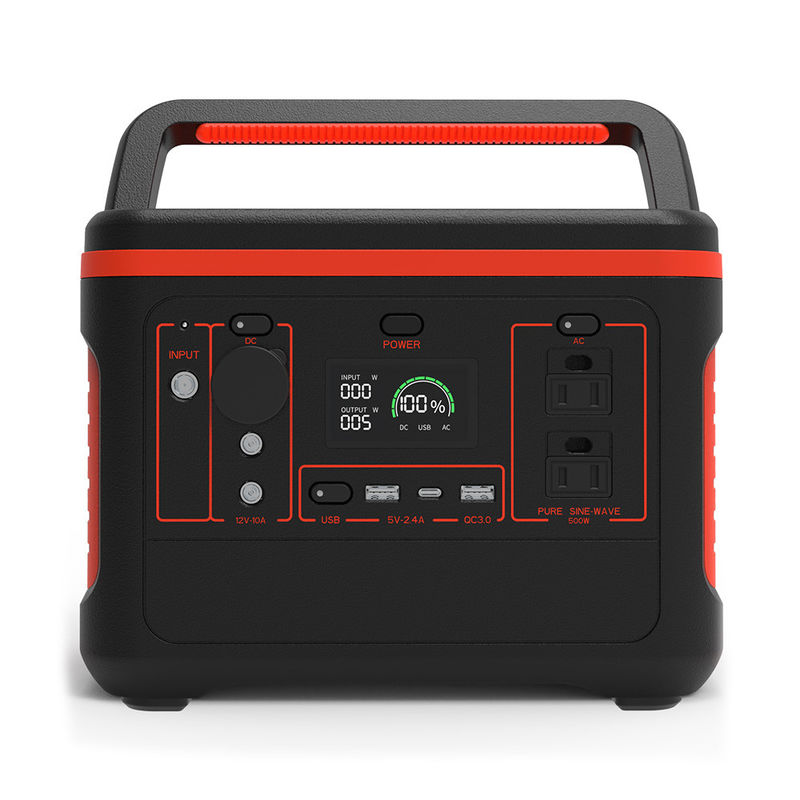 22.2V перезаряжаемые портативная станция электростанции 568Wh Lifepo4 солнечная для располагаться лагерем