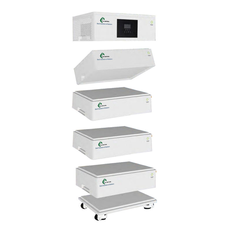 Все в одной Lifepo4 Stackable домашней батарее 20kw с хранения солнечной батареи решетки