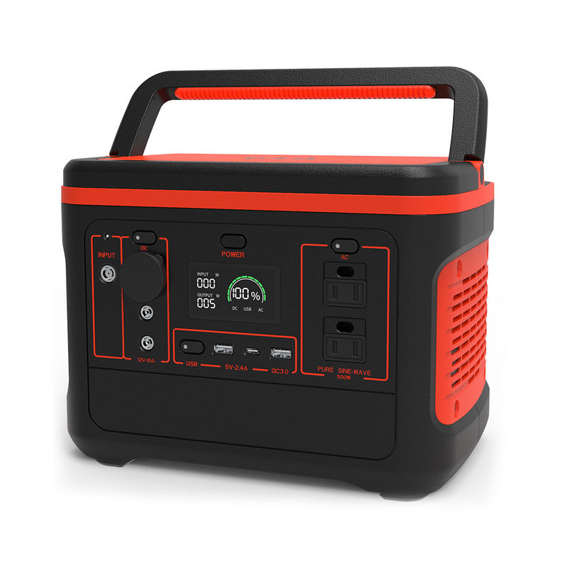 22.2V перезаряжаемые портативная станция электростанции 568Wh Lifepo4 солнечная для располагаться лагерем