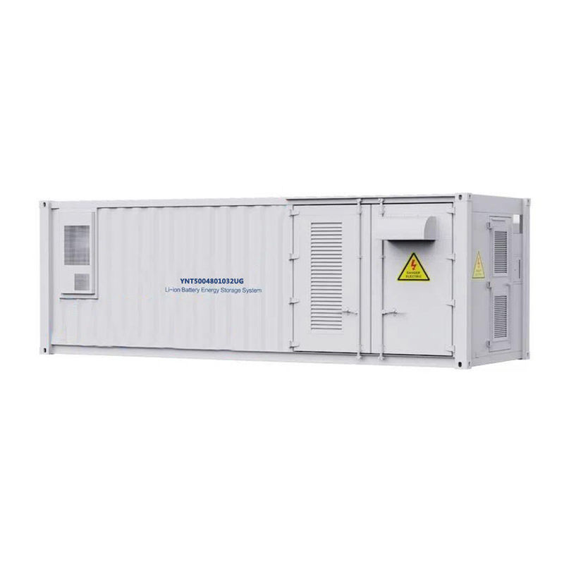 Решетка энергии батареи системы 51.2v 500kw LiFePo4 накопления энергии контейнера решений контейнера ESS UL 20ft