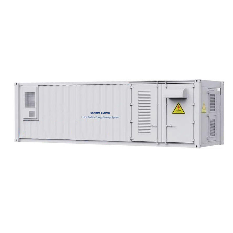 сила хранения батареи контейнера 500KW 2MWH LiFePo4 системы накопления энергии 30ft ESS