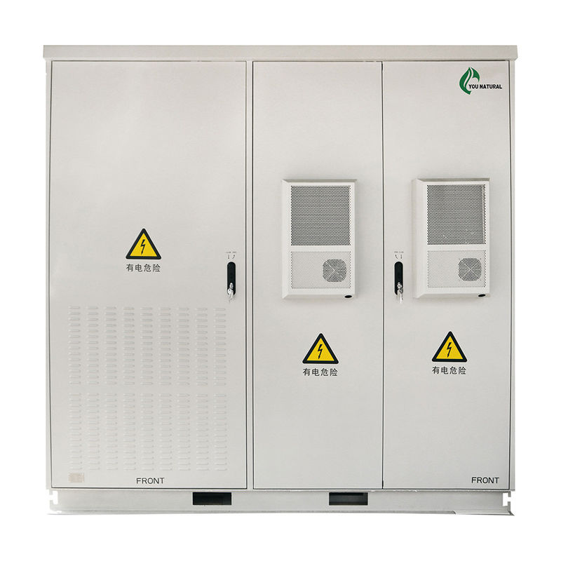 Хранение батареи фосфата 100ah иона лития шкафа накопления энергии 50W 100kW на открытом воздухе