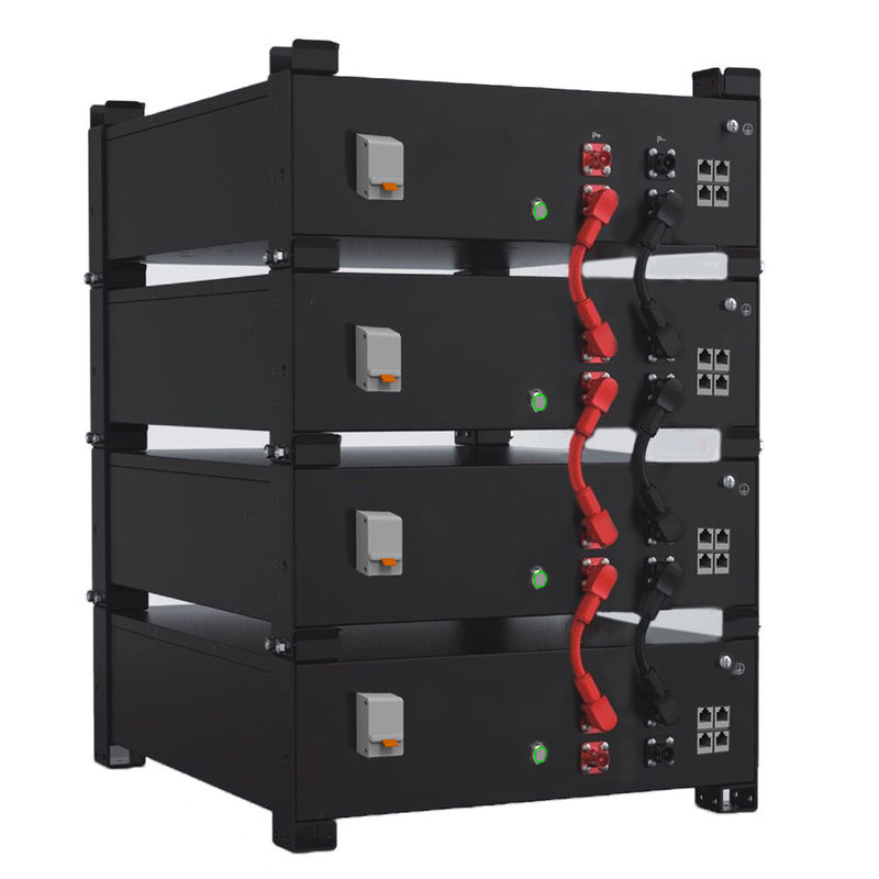 литий-ионный аккумулятор батареи 400ah шкафа сервера 20480Wh 51.2V Lifepo4 для хранения солнечной энергии