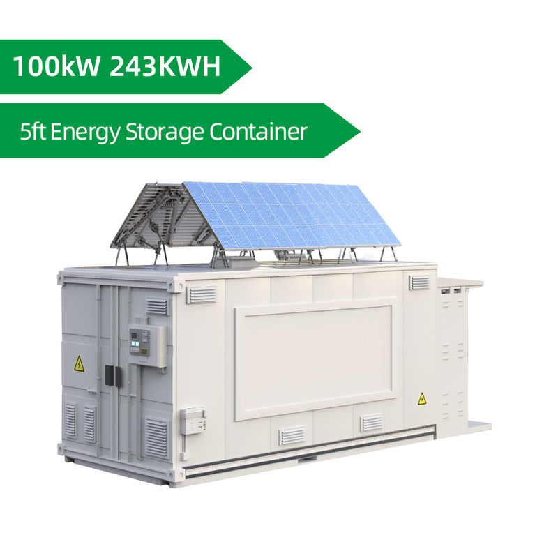 YouNatural 5ft Energy Storage Container 100KW Литий-ионная батарея Система хранения энергии